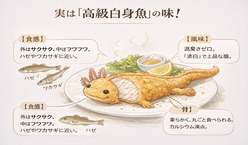 ウーパールーパーから揚げ