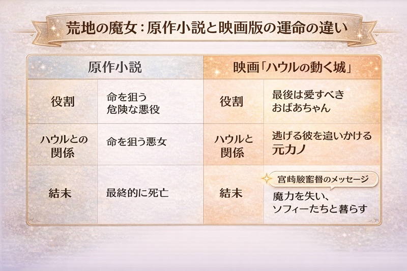 原作小説との決定的な違い