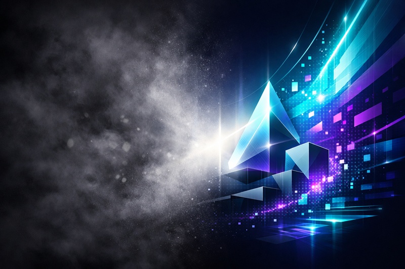 混沌としたネットの噂から、岡沢高宏氏のクリエイティブな真実が明らかになるイメージイラスト